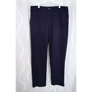 CROFT & BARROW Navy Blue Chino Pants | Size 32x32